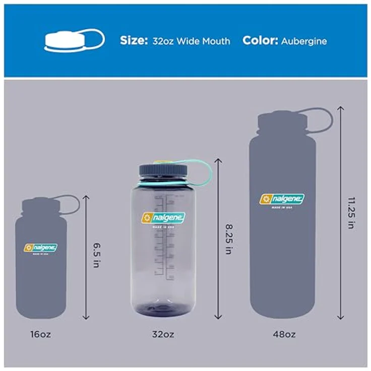 Nalgene Trinkflasche WH Sustain, 1 L, aubergine – Bild 6