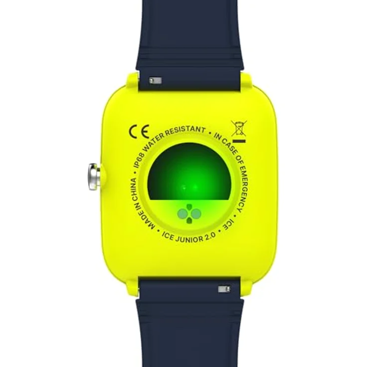 ICE-WATCH Ice Smart Junior 2.0 Yellow - Gelbe Connected Watch für Kinder mit blauem Silikonarmband, Bluetooth, Herzfrequenzmesser, Alarm – Bild 4