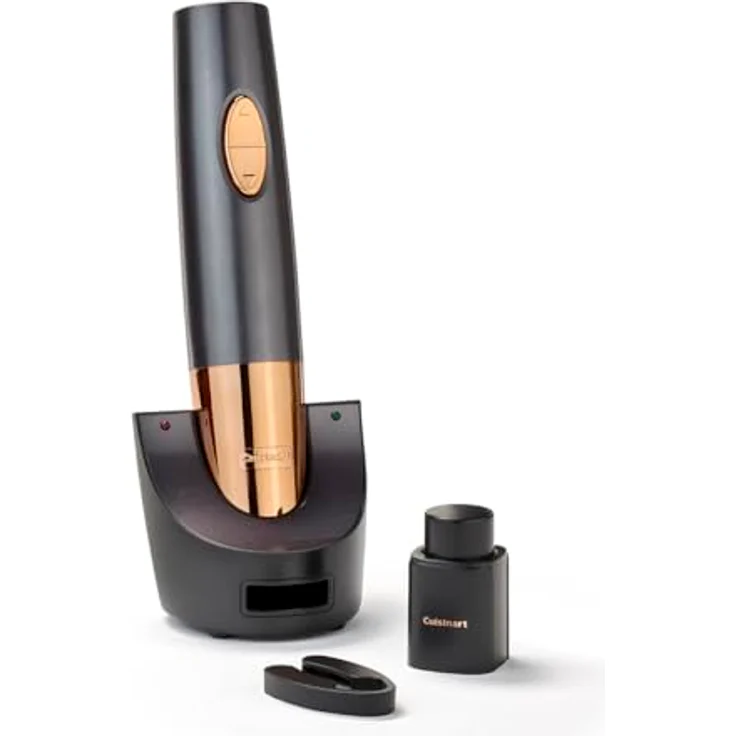 Cuisinart CWO50E Automatischer Weinöffner mitternachtsgrau & kupferfarben wiederaufladbar – Bild 2