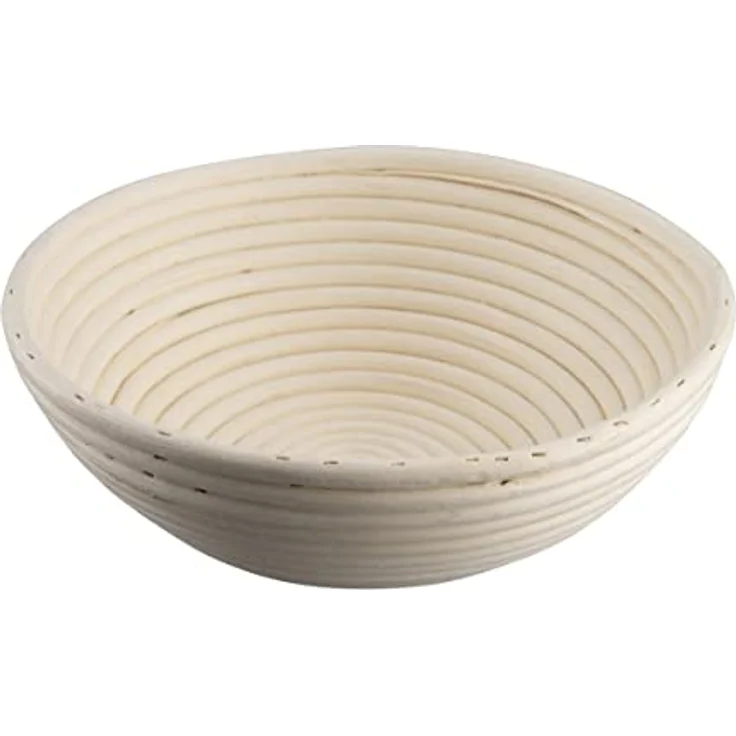 Zenker Gärkorb rund Ø27 cm – Gärkörbchen aus natürlichem Rattan für selbstgemachtes Brot – Versorgt Teig mit Sauerstoff für lockere und luftige Brote – Bild 1