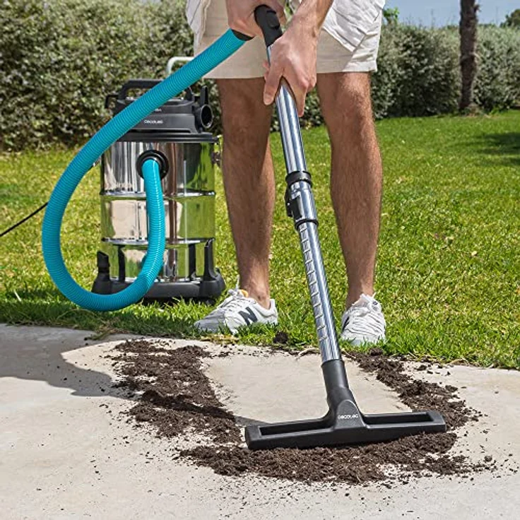 Cecotec Conga Rockstar Wet & Dry Steel Pro, Nass- und Trockensauger 30 L mit 1600 W, 23 kPa, Blasfunktion und Metallstruktur, 5m Aktionsradius, Doppelfiltersystem – Bild 5