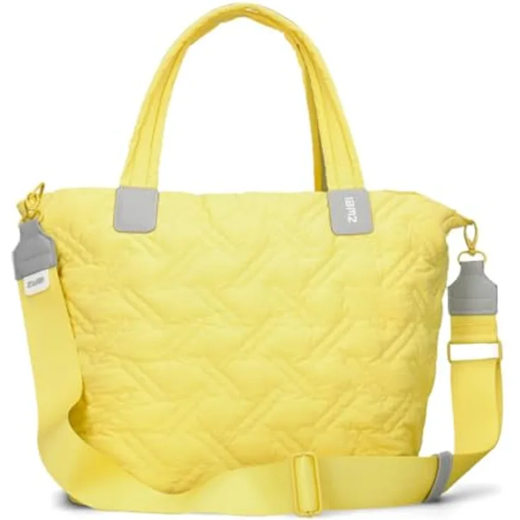 ZWEI Shopper Cleo CL200, Gelb, aus recyceltem Nylon mit robustem Design und großzügigem Stauraum