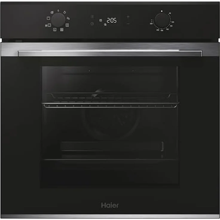 Haier ID SERIE 2 H6 ID2P3T1HTX Einbau-Backofen, 60 cm, A+, 78 L Volumen, Umluft mit Grill, Hydrolyse-Reinigung, Edelstahl und Schwarz – Bild 2