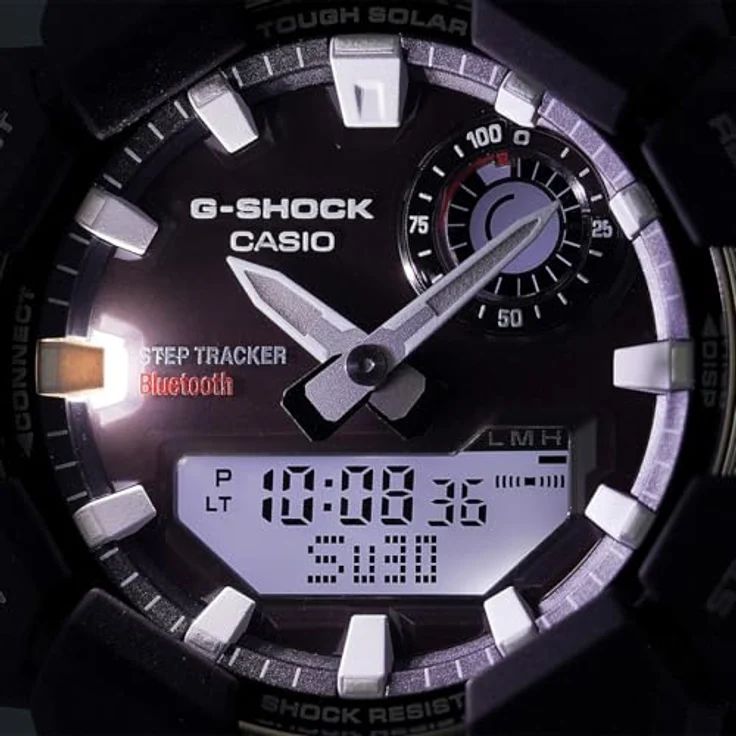 Casio G-Shock GA-B010-3AER, Multifunktionsuhr für Herren, militärgrün, Bluetooth, Step Tracker, Tough Solar, Shock Resist, analog-digitales Display – Bild 6