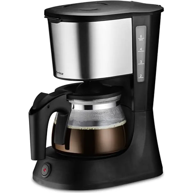 Trisa Perfect Coffee 6 Filterkaffeemaschine Schwarz Fassungsvermögen Tassen=6