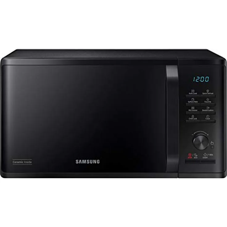 Samsung MS23K3515AK Solo Mikrowelle, 23 l, 800 W, Drehknöpfe, Schwarz