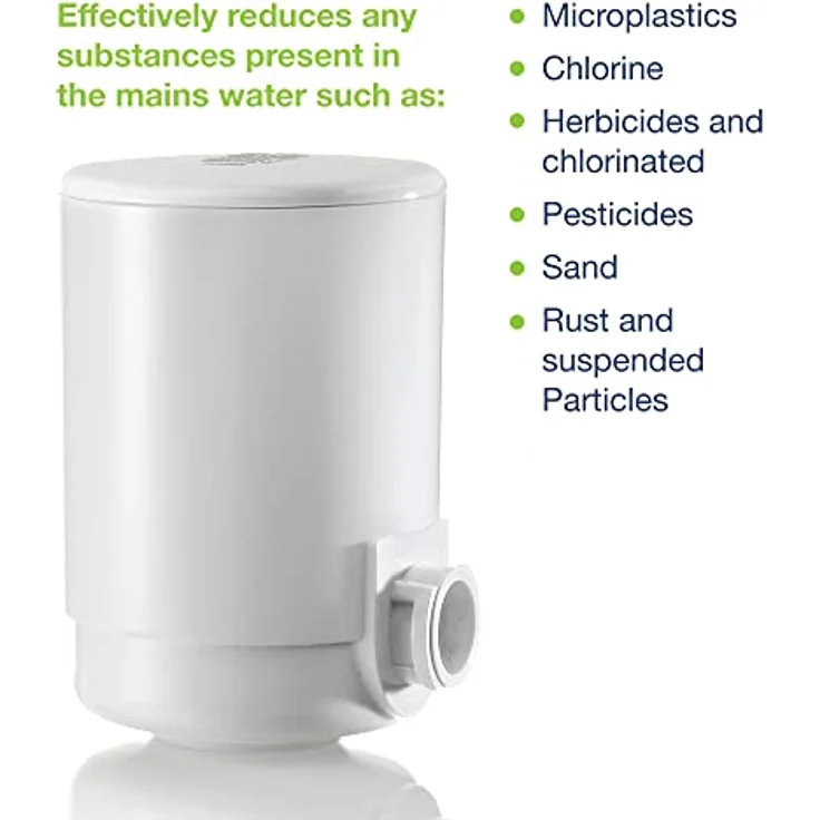 Laica Wasserhahnfilter FR01M01, effektiver Wasserfilter mit 1200 Litern Filterkapazität, weiss – Bild 2