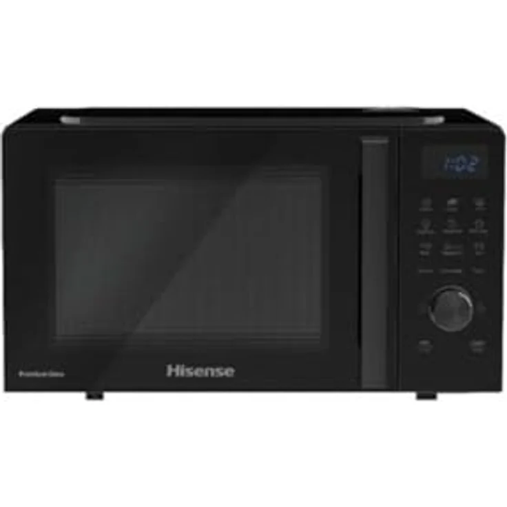 Hisense H23MOBSD1HG Mikrowelle mit Grill, Kapazität 23 l, 800 W Leistung, 1000 W Grill, Timer 60 Min, Auftaumodus, Griff, schwarzes Finish – Bild 2