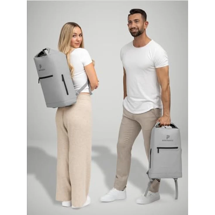 Pactastic Urban Collection Rucksack 50 cm Laptopfach grey – Bild 3