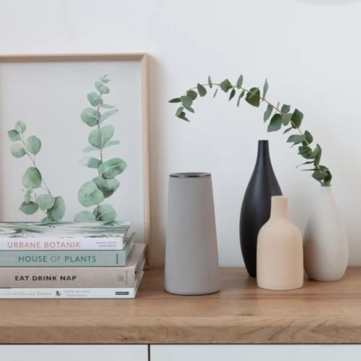 Primavera Aroma Diffuser Purist, minimalistischer Duftzerstäuber für Räume bis 80 m², Beton und Metall – Bild 3