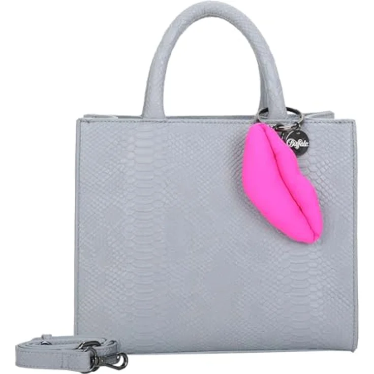 Buffalo Big Boxy Shopper Tasche 26 cm, Blau, aus widerstandsfähigem Polyurethan mit abnehmbaren Umhängeriemen und innerem Reißverschlussfach – Bild 1