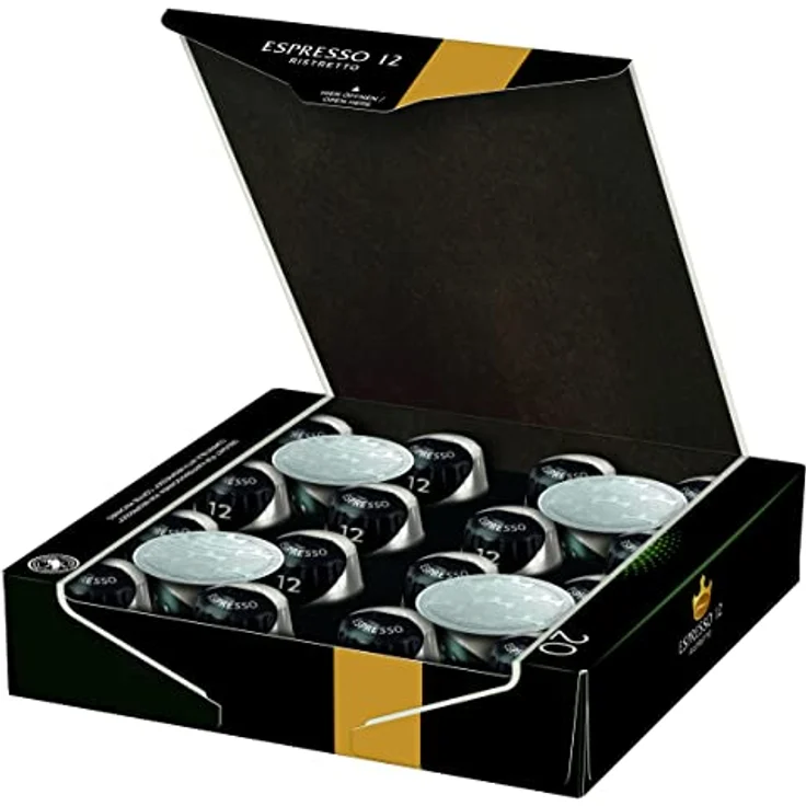 Jacobs Espresso 12 Ristretto, Kaffeekapseln, Nespresso Kompatibel, Kaffee, 20 Kapseln, á 5.2 g – Bild 4