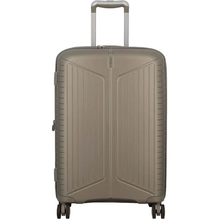 Jump Evae 66 cm 4 Rollen Trolley mit Dehnfalte, grau, 100% Polypropylen