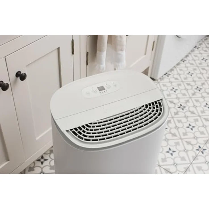 MEACO MeacoDry Arete® Warm Pebble One 20L, 2-in-1 Luftentfeuchter und Luftreiniger mit H13 HEPA-Filter, flüsterleise und energiesparend, für Schlafzimmer, Keller und Garagen – Bild 2
