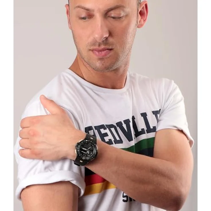 Sector Herren Armbanduhr Digital PURarmband schwarz USE51532003 – Bild 4