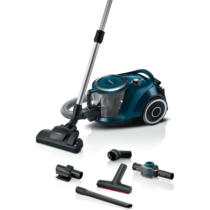 BOSCH Bodenstaubsauger BGC41XFMLY, beutellos, 220-240 V, 10 m Aktionsradius, metall – Bild 1