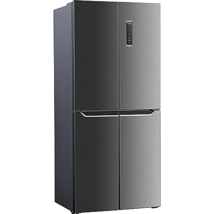 WOLKENSTEIN W-CD 362 NFD E IX, Cross Door Kühl-Gefrierkombination Inox 362 L/125 Liter 4 Sterne Gefrierfach/NoFrost Technologie/Display mit Touch Control/39 dB/Freistehend - Preisvergleich
