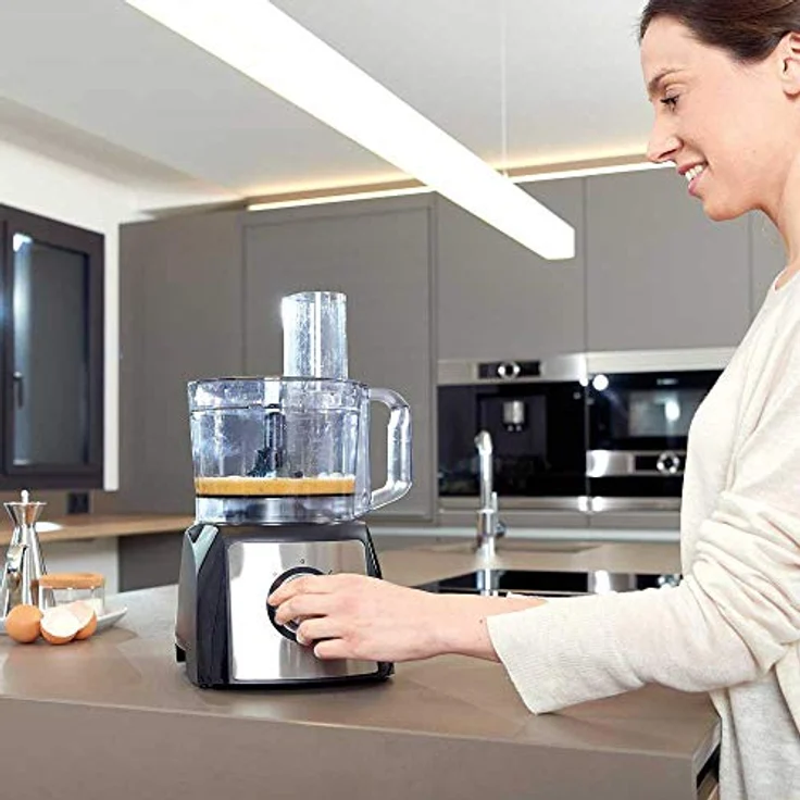 Black+Decker BXFPA1200E Küchenmaschinen, 1200, Edelstahl – Bild 2