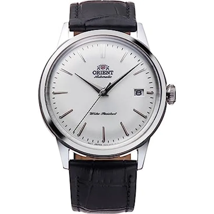 Orient Herren Analog Automatik Uhr mit Leder Armband RA-AC0M03S10B