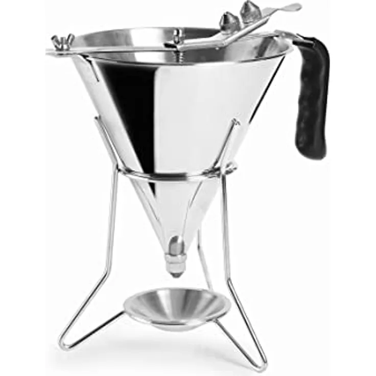 Lacor 67150 67150 Dosierlöffel, Edelstahl, Hebelsystem für einen einstellbaren Durchfluss, 2 l, Edelstahl 18/10