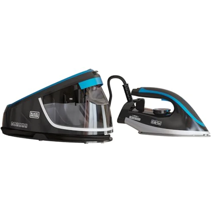 Black+Decker BXSS2401E Dampfbügelstationen, Plastic, Schwarz – Bild 5