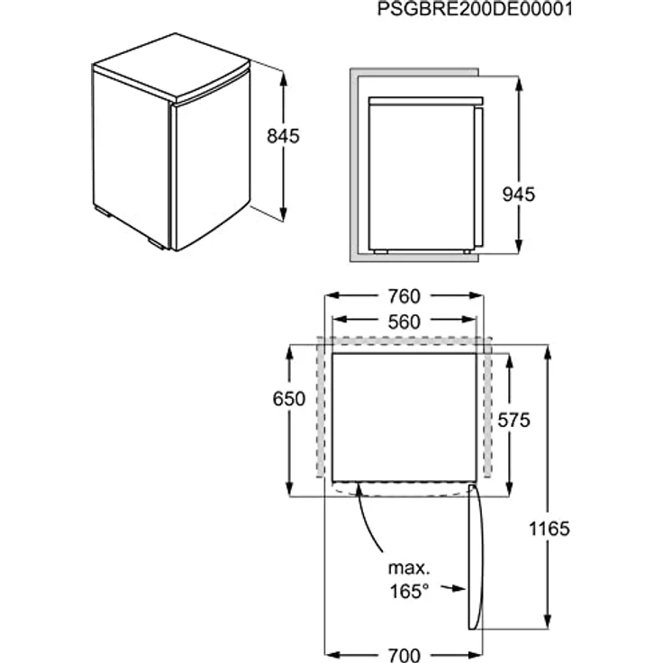 AEG RTS811DXAW 923421207 Kühlschrank, freistehend, Energieklasse D – Bild 9