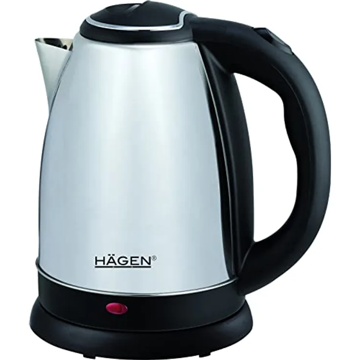 Hagen - Edelstahl - Elektrischer - Kabelloser Wasserkocher - 1.8L HAGEN HA5525-SIL-Silver