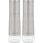 KitchenAid KOG988OSSSA Salz- und Pfeffermühlen, 2er Set in Edelstahl, Pfeffermühle + Salzmühle