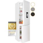 Exquisit Kühl-Gefrierkombination KGC265-70-NF-WS-040C weiss | 251 L Volumen | Kühl Gefrierkombination No-frost | Wasserspender | Kühlgefrierkombination freistehend