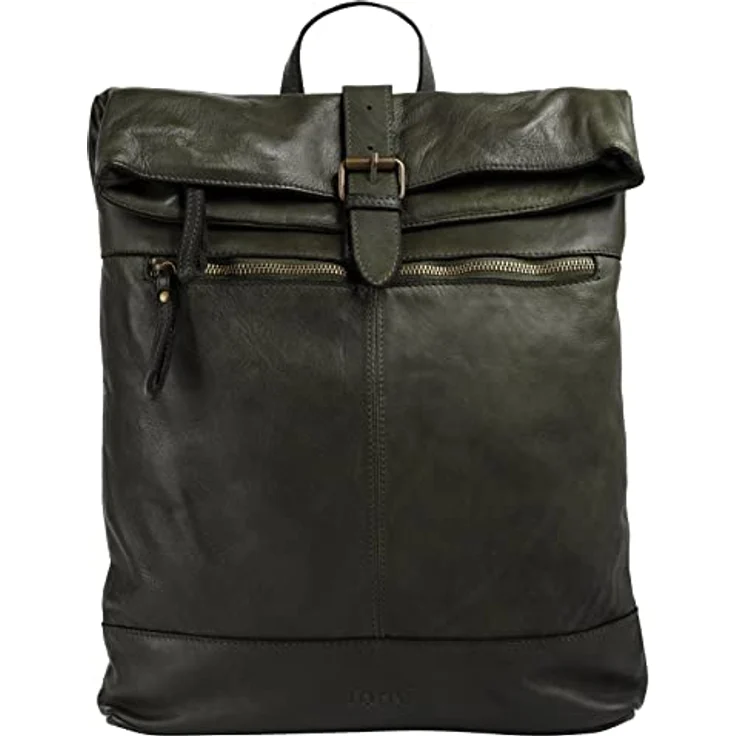 forty° Tagesrucksack aus echtem Leder, Made in Italy, Vintage Charme - braun – Bild 1