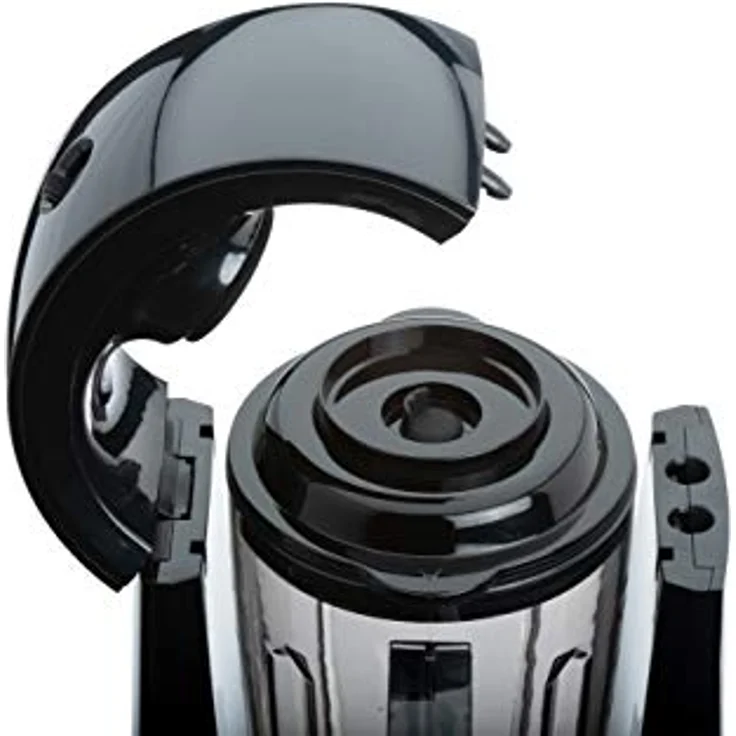 Cloer 6980 Vakuum Standmixer - 800 Watt - 21.000 U-Min. - inkl. Vorratsbehälter-Vakuumventil-Automatikprogramme-Eis-Crush-Funktion-Reinigungsfunktion-schwarz, – Bild 7