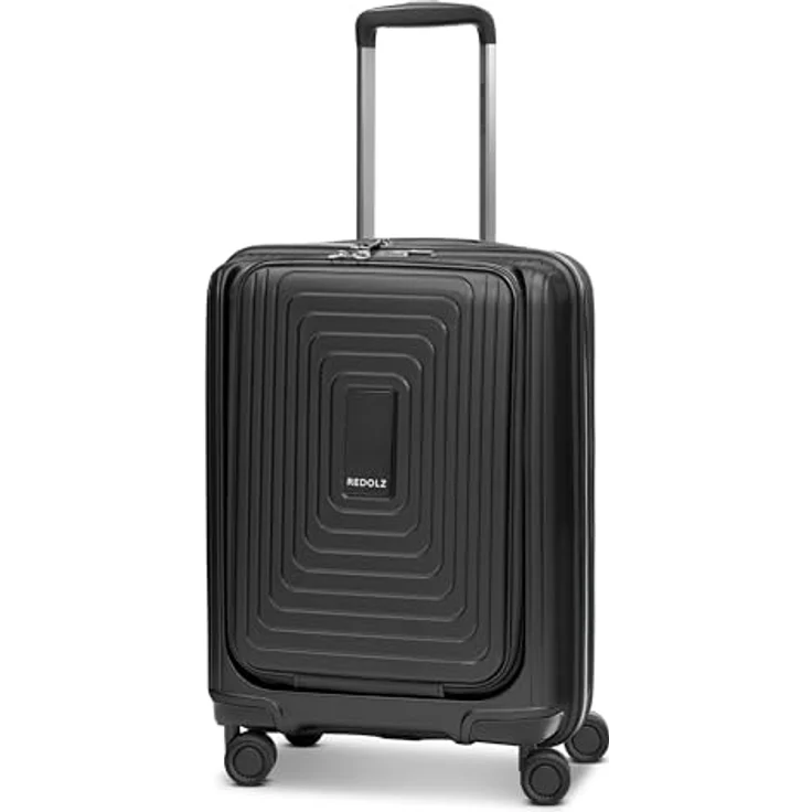 REDOLZ Handgepäck mit Laptopfach | Ultra-Leichter Koffer 40 x 23 x 55 cm & Frontöffnung | von 45 auf 55 Liter erweiterbar | nur 3,2 kg (Essentials 14) – Bild 1