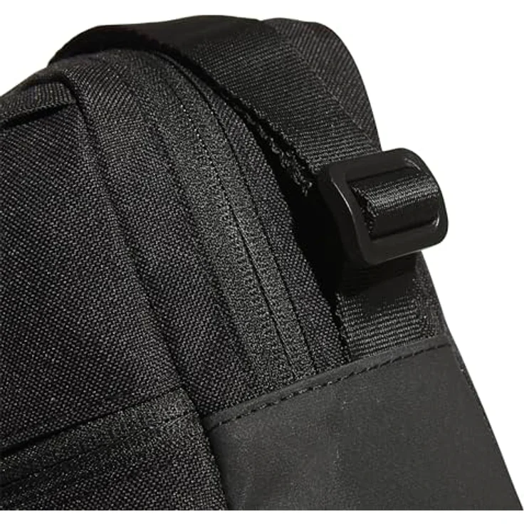 adidas Performance ESS Organizer Umhängetasche, strapazierfähiges, leichtes, recyceltes Polyester, 5 Liter, verstellbarer Schulterriemen, Schwarz – Bild 5