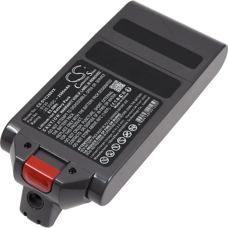 Powery Akku für Dyson V12 Detect Slim Fluffy, 25,2V 2500mAh Li-Ion Batterie