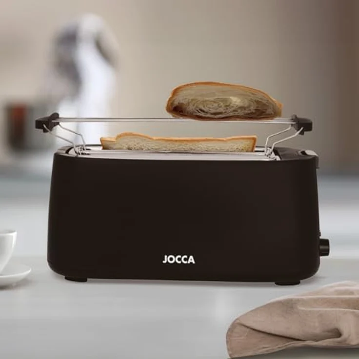 JOCCA Toaster 2312 für 2 Scheiben, Nature-Linie mit 7 Bräunungsstufen und Auftaufunktion – Bild 8