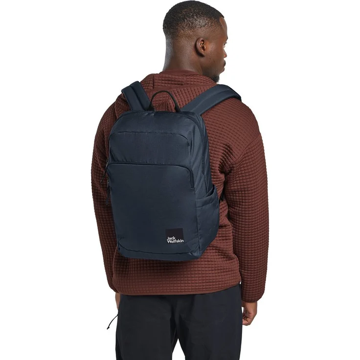 Jack Wolfskin Daypack TERRAVIEW, Rucksack mit gepolstertem Laptopfach und innerem Organizer, schwarz – Bild 1