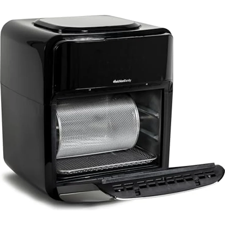 Melchioni Family | Smarte Heißluftfritteuse VIRGINIA, 12L Kapazität, Wi-Fi kompatibel, Schwarz – Bild 2