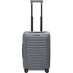 Bric's 4W Trolley S Porsche Design Hartschalenkoffer Roadster, Handgepäckkoffer mit 4 Rollen, Ultraleicht, Kompressionssystem, USB-Anschluss, TSA-Verschluss, Abmessungen: 38x55x23 cm, Anthrazit Matt