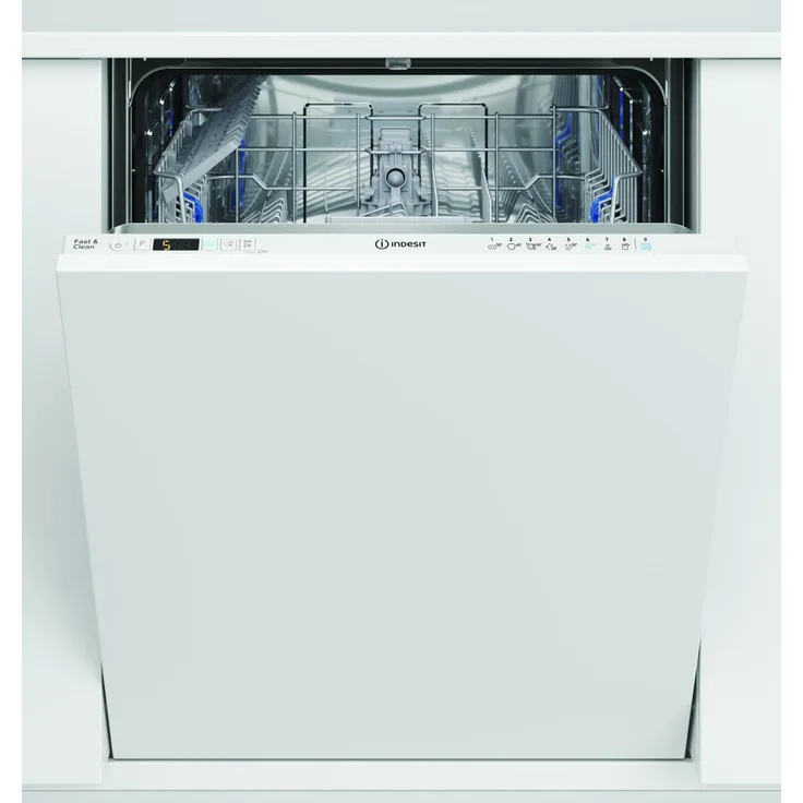 Indesit IN2IFC14BN6, Voll integrierter Geschirrspüler mit 14 Maßgedecken, 9 Programmen, AutoDoor-Funktion, weiß