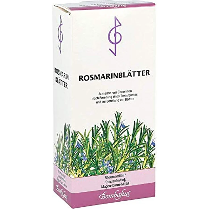 Bombastus Rosmarinblätter Tee, 125 g zur Unterstützung der Verdauung – Bild 1
