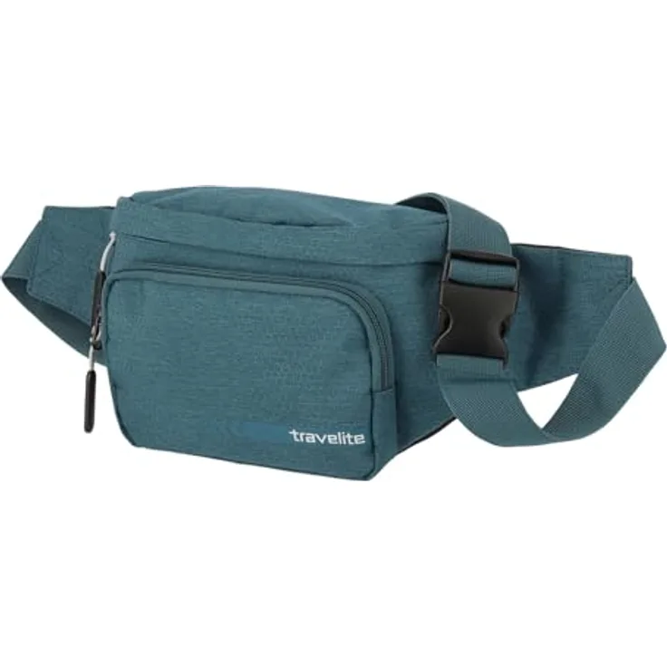 travelite Gürteltasche Kick Off, geräumiges Hauptfach, zwei Reißverschlussfächer, verstellbarer Riemen