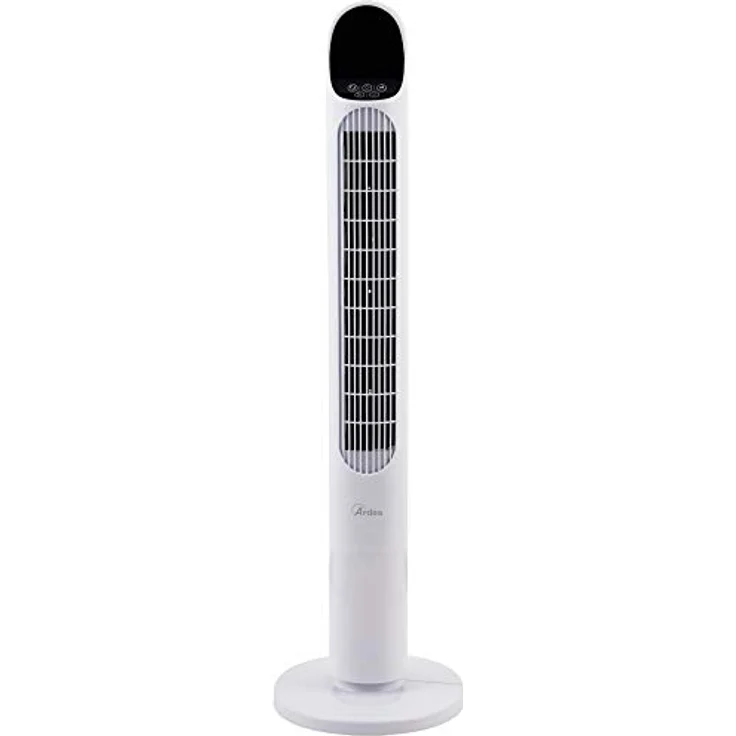 ARDES - Säulenventilator, Turmhöhe 100 cm, mit automatischer Oszillation, mit Fernbedienung und digitalem Bedienfeld mit 3 Intensitäten und Timer, Turmventilator weiß AR5T1000 – Bild 1