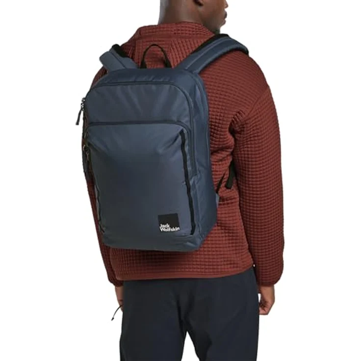 Jack Wolfskin Daypack TERRACADE, Rucksack mit 24 Liter Volumen, CROSSRIP 300D RE, blau – Bild 6