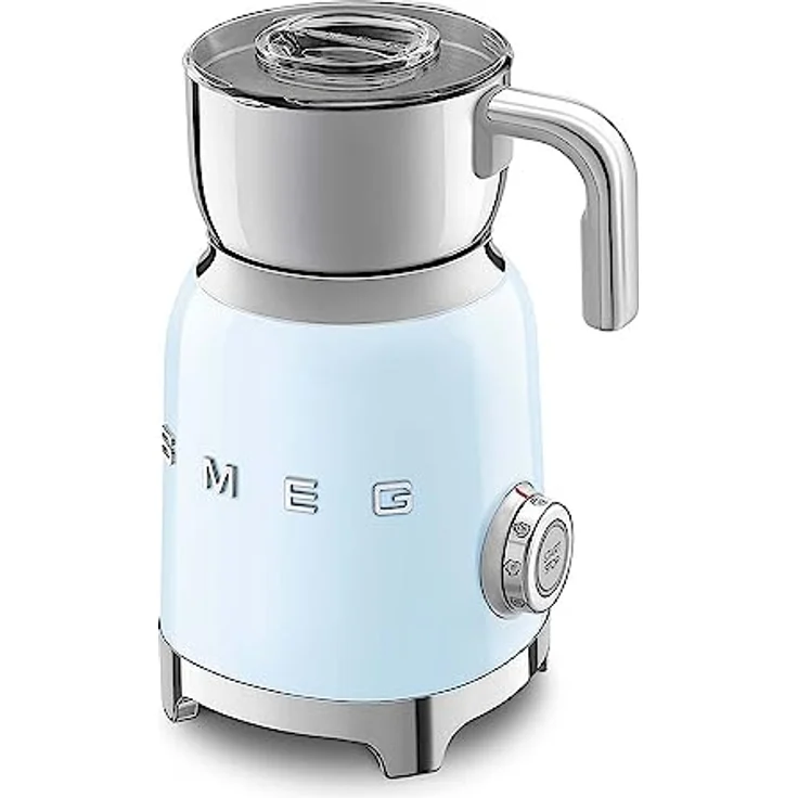 Smeg Milchaufschäumer MFF11, Pastellblau im 50s Design, 500 Watt, 600 ml Kapazität – Bild 2