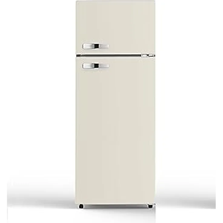 PKM GK210-2 CR Kühl-Gefrierkombination Creme 208 L/145 cm/48 Liter 4 Sterne Gefrierfach/41 dB/Freistehend