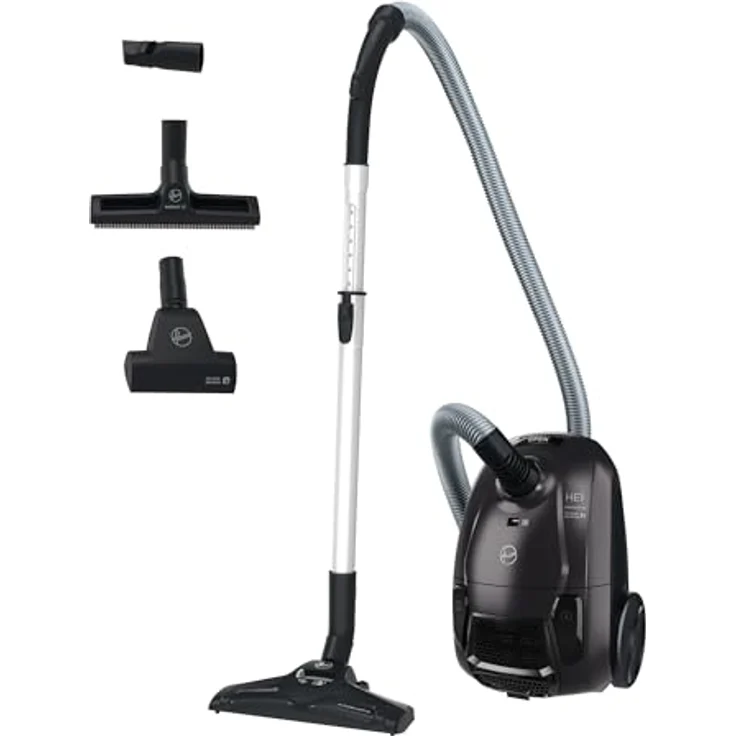 Hoover Bodenstaubsauger HE1 mit Beutel & Tierhaar-Düse [HE120PET] - Große Beutelkapazität, geeignet für alle Bodenarten, ideal für Haustierbesitzer – Bild 2