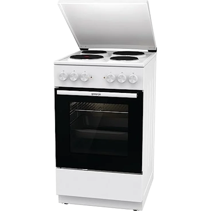 Gorenje GE5A23WH Standherd,  74 Liter, PerfectGrill, Pizza Mode 300°C, AquaClean, Made in Europe, weiß – Bild 4