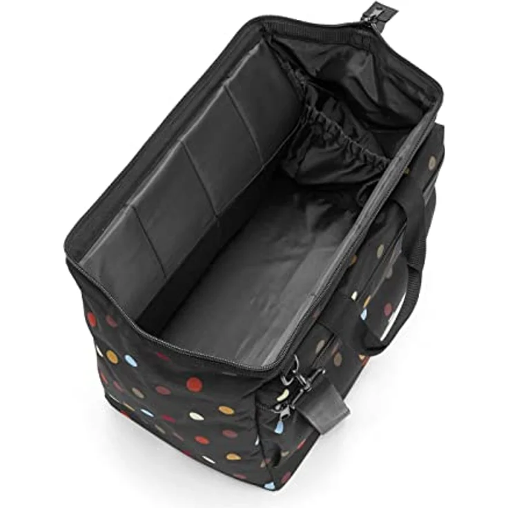 reisenthel allrounder L pocket  Vielseitige Doktortasche für Reise, Arbeit und Freizeit  Mit praktischer Trolley-Aufsteckfunktion, Farbe:dots – Bild 2