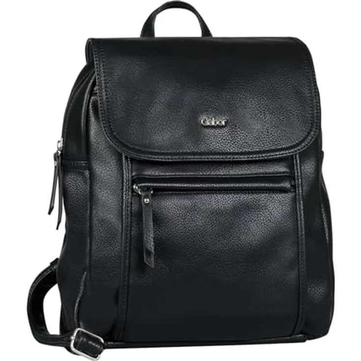 Gabor Mina City Rucksack 21 cm, schwarz, 100% Polyurethan, 21 x 10 x 26 cm