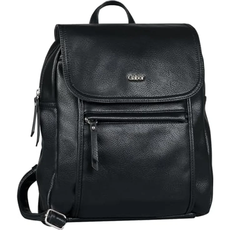 Gabor Mina City Rucksack 21 cm, schwarz, 100% Polyurethan, 21 x 10 x 26 cm – Bild 1